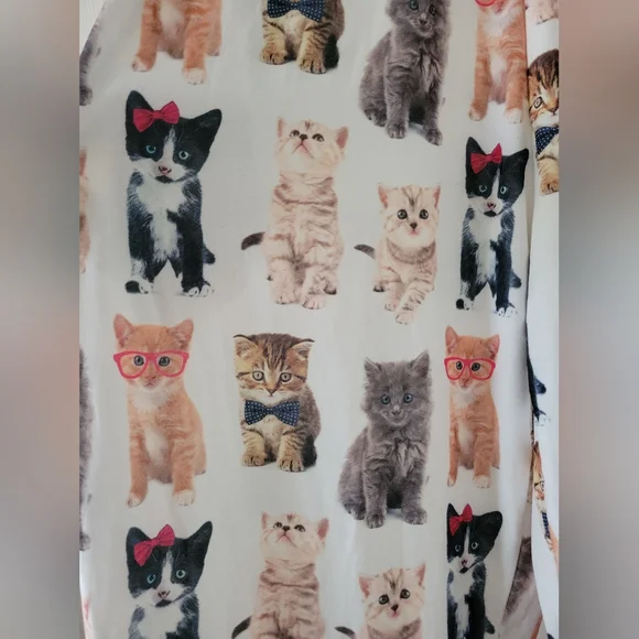 Brief Insanity | NWOT Ultra Cute "Check Meowt" Cat Pajama Pants (SIZE L) - Picture 8 of 13